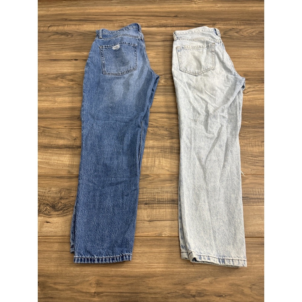 Lot Of 2 Aeropostal Women's‎ Mom Jeans Ripped Size 6